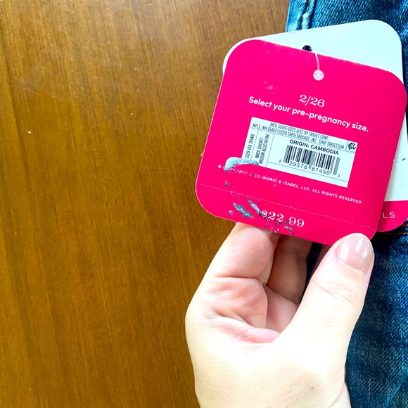 Maternity shorts SIZE 2 NWT - Picture 2 of 3